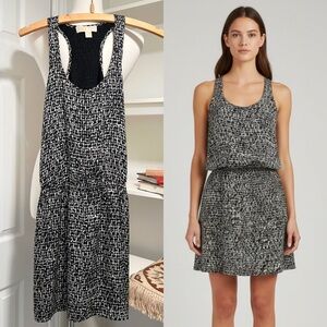 Michael Kors Black and White Mini Dress